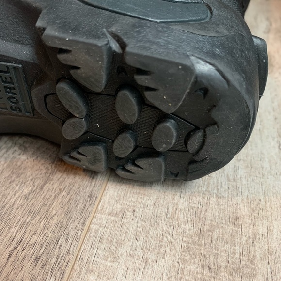 Sorel Blizzard llI Winter Boots Mens Sz 5 Black LL 1110-010Snow Rubber Tall Duck - Picture 8 of 12